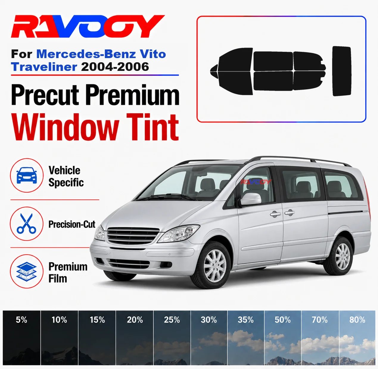 premium-precut-window-tint-kit-front-rear-windows-rear-windshield-for-mercedes-benz-vito-traveliner-2004-2006-nano-ceramic-film