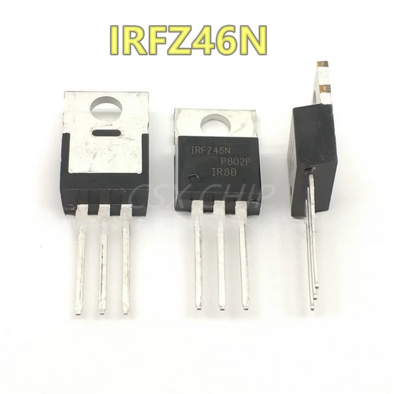 

50PCS - 100PCS 100% Real Original New Imported IRFZ46N TO-220 Mosfet MOS IRFZ46 TO220 IRFZ46NPBF FZ46N