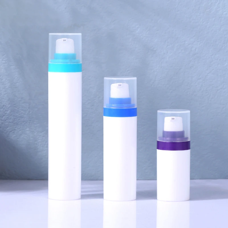 15/30/50ml Empty Airless Pump Jar Reusable Acrylic Vials Vacuum Bottle Portable Travel Container For Cosmetic Cream Lotion