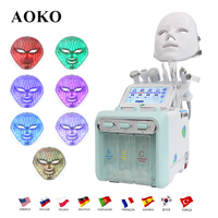 7 in 1 Hydro Water Oxygen Machine H2O2 Small Bubble Deep Cleansing Face Lifting Auqa Peeling Beauty Spa Device Skin Tightening