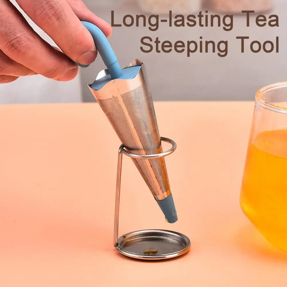 Stainless Steel Tea Filter Anti-corrosion Tea Infuser Tea Infuser Umbrella Shape Food Grade Stainless Steel Spice Strainer High