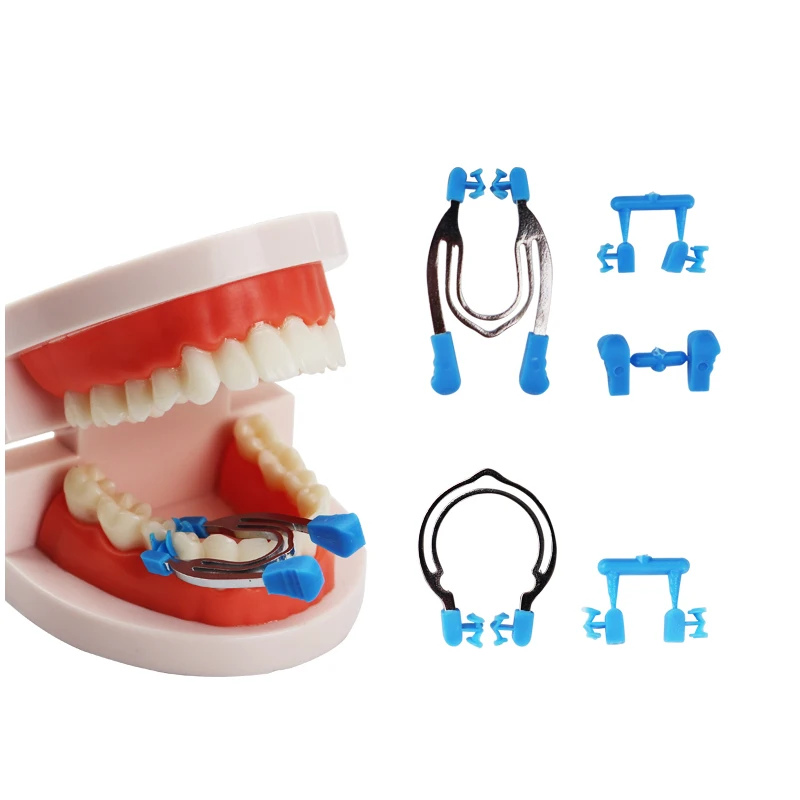 Dental Matrix Sectional Contoured Matrices Clamps Wedges Metal Spring Clip Rings Dentist Tools Dental Lab Instrument