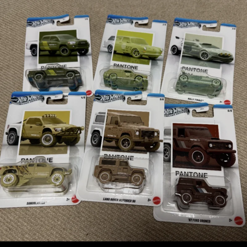 Hot Wheels Pantone Series Diecast Alloy Car Model - Land Rover Defender Ford Bronco Offroad Collectible Adult Toy JKY47 - view 6