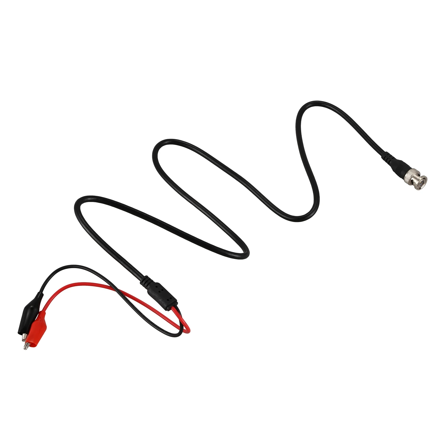 Delighted- P1011 BNC Q9 Male Double Dot Crocodile Oscilloscope Lead Test Probes Cable 1M