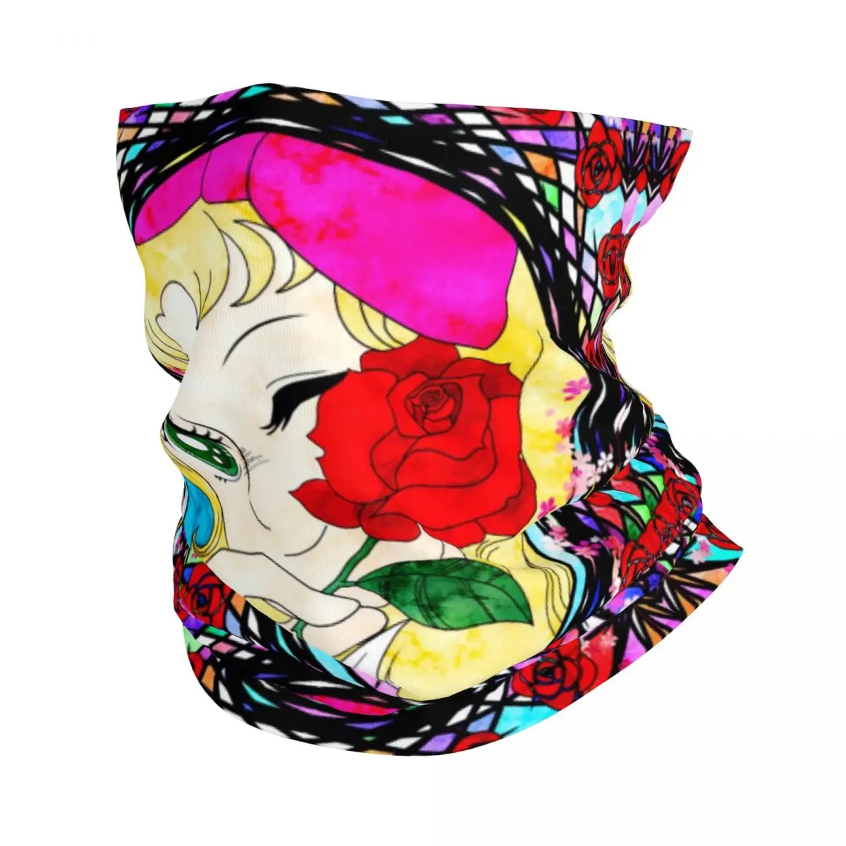 Custom Manga Candy Candy Winter Headband Neck Warmer Men Women Ski Hunting Tube Scarf Japan Cartoon Anime Face Bandana Gaiter