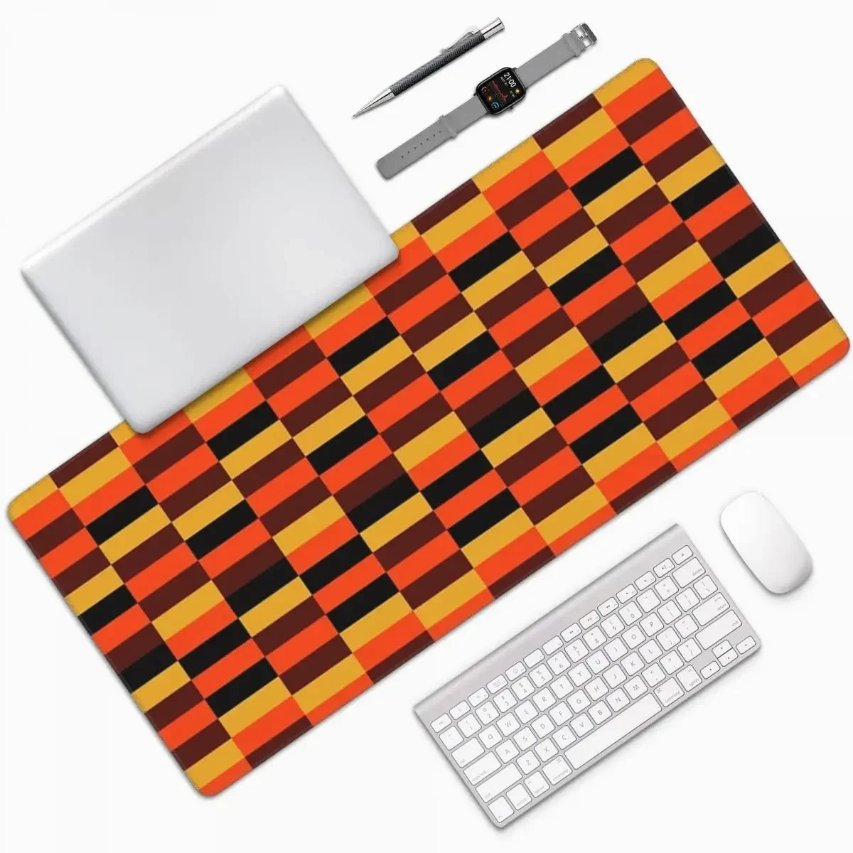 

London Underground Train Seat Cover Large Mouse Pad Computer Keyboard Mouse Mat Gaming PC Laptop Desk Mat Office Table Mats