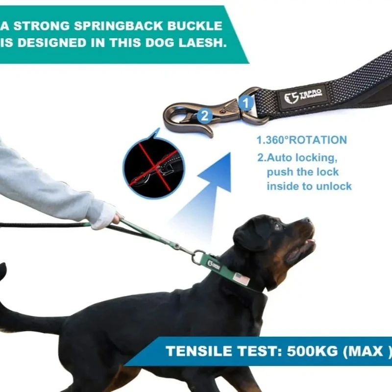 Shock‑Absorbing Bungee Hands‑Free Dog Leash Waist Belt Adjustable Nylon Pet Lead For Jogging Running Walking Large Medium Dogs