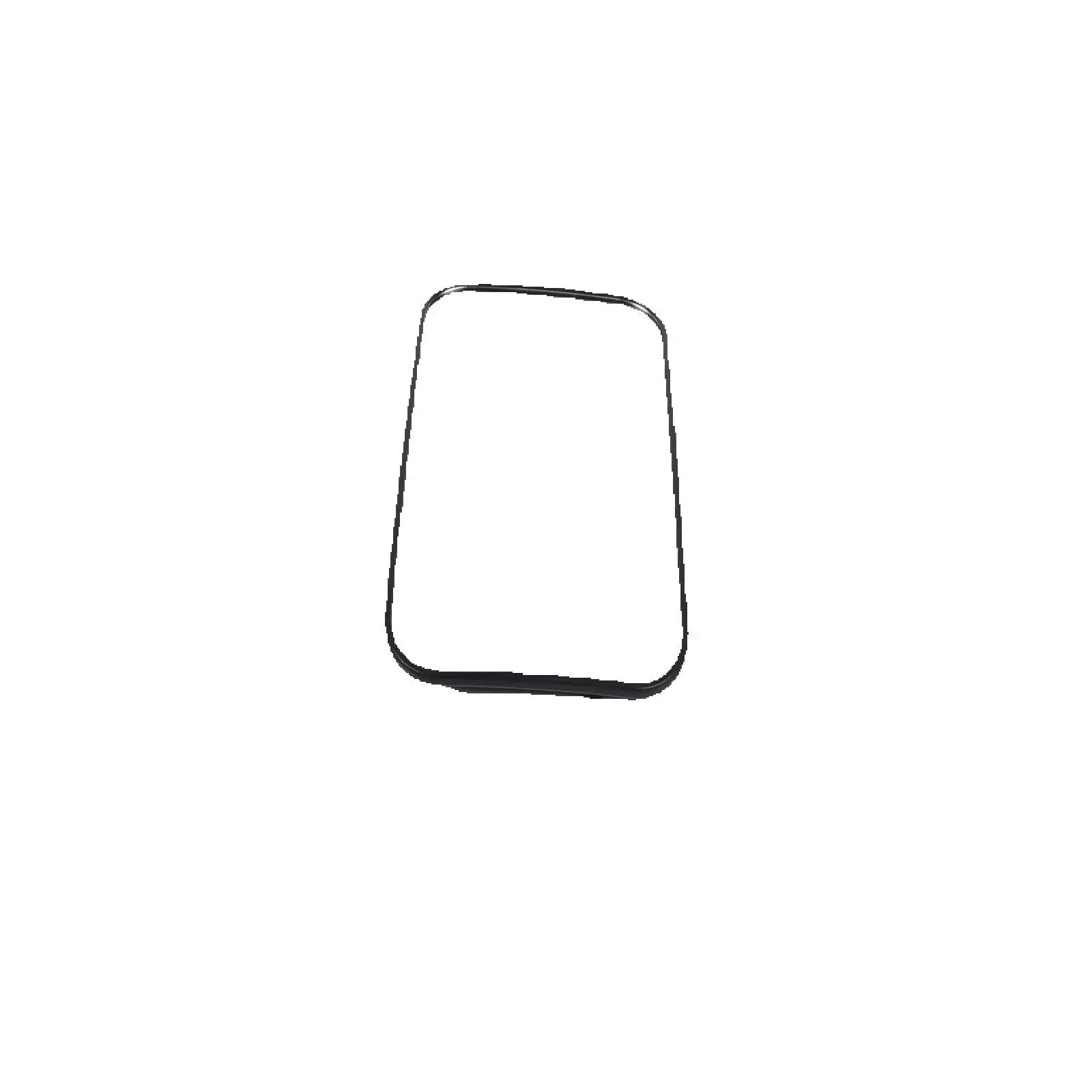 1pc Square Black Reverse Observation Mirror For Universal Vehicle Models