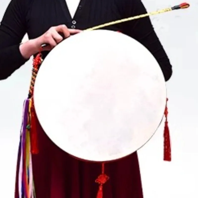 Sheepskin Drum Adults Handheld Shamanic Drum Sound Therapy Percussion Full Set Drums Large Professional Oriental Portable Drums