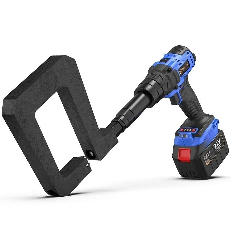 Handheld Portable Round Tube Lithium Battery Punching Gun Knife Changeable Galvanized Tube High Efficiency