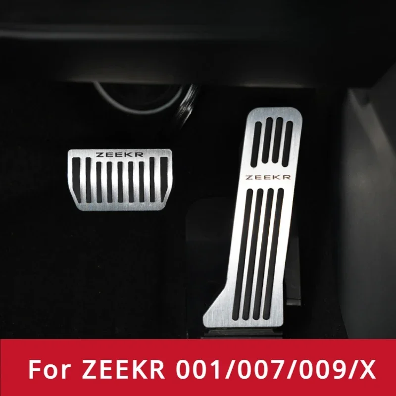 Gas Brake Pedal for ZEEKR 001/007/009/X Aluminum AlloyBrake Gas Accelerator Non-Slip Foot Pedal Auto Car Accessories Tools