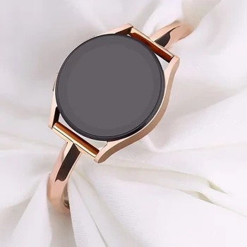 여성용 슬림 쥬얼리 스트랩, 메탈 체인 밴드, 삼성 갤럭시 워치 4, 5, 6, 40mm, 44mm, 6 클래식 액티브 2, 화웨이 GT3, 2, 42mm, 20mm 