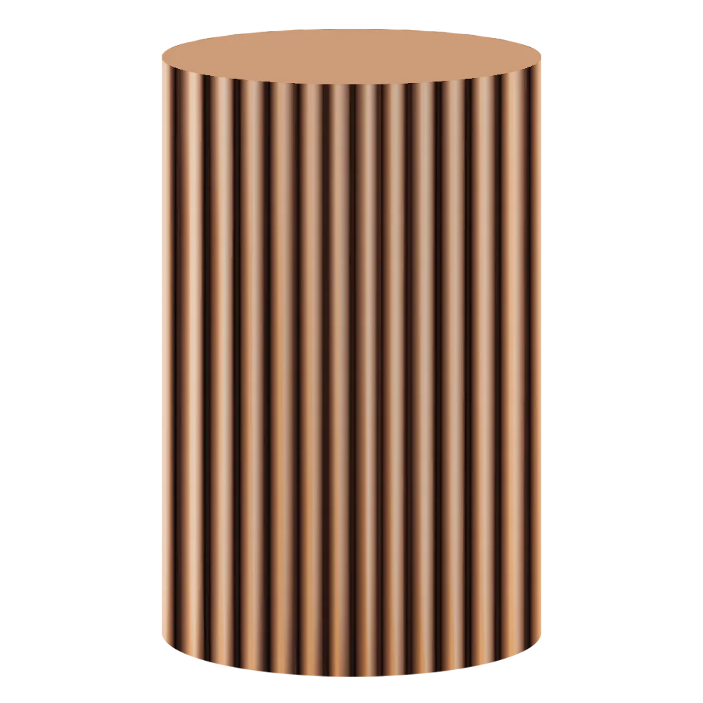 ชุดรูปแบบเส้นยิปซัมสีน้ำตาลฝาครอบแบบโค้ง/ฝาปิดกระบอกสำหรับงานเลี้ยงวันเกิดงานแต่งงานและงานเลี้ยงฉลองทารก