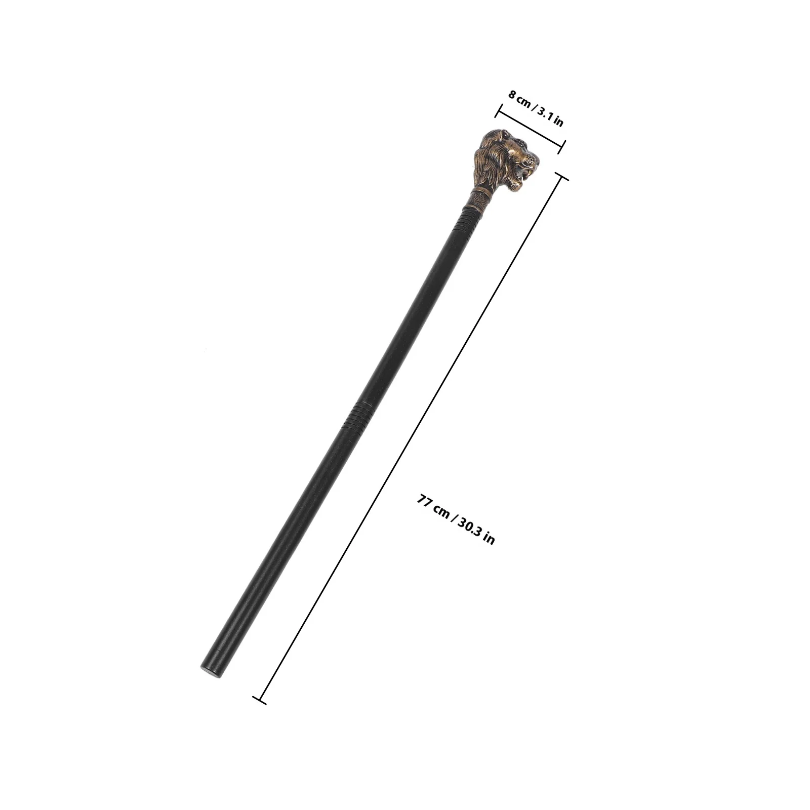 Halloween Cosplay Lion Wand Prop Decorative Cane Unique Design Walking Stick Party Costume Accessory Halloween Cane