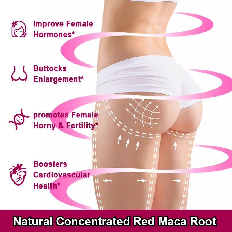 Organic Aguaje with Red Maca Root Extract Supports Buttocks and Immune Health