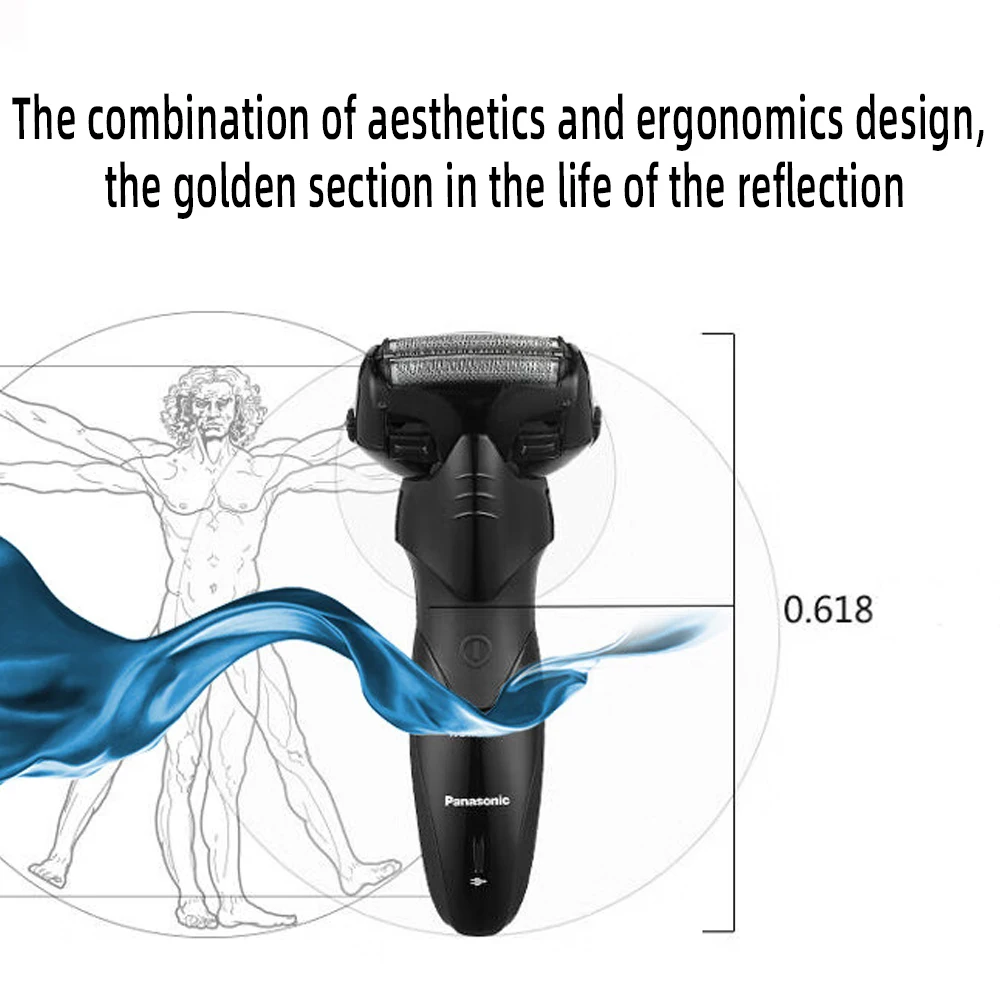 Electric Shaver Dry Wet Shaving Triple Blade Trimmer Beard Floating Head Men's Shaver Electric Razors Machine