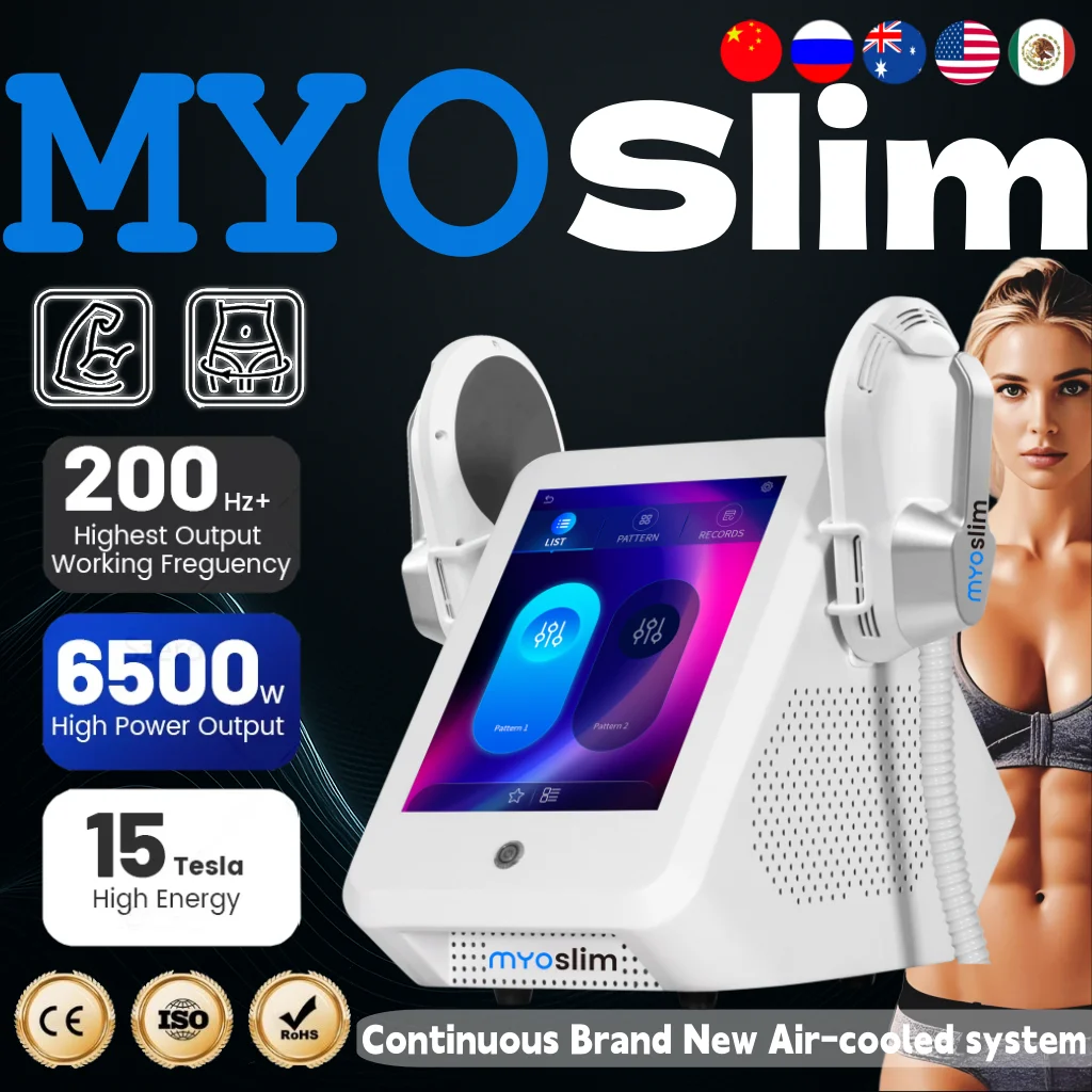 

MYoslim Sculpt Machine 15 Tesl 6500w EMS RF Fat Slimming Burning Muscle Stimulation Body Sculpting 15 Electromagnetic Therapy