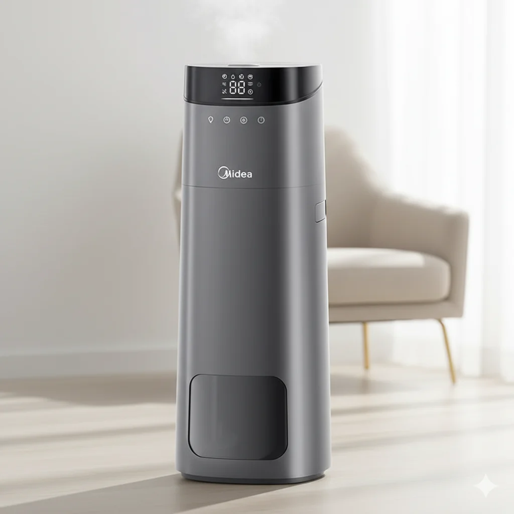 

Midea air humidifier floor-to-ceiling home silent bedroom pregnant woman mother baby living room large spray volume
