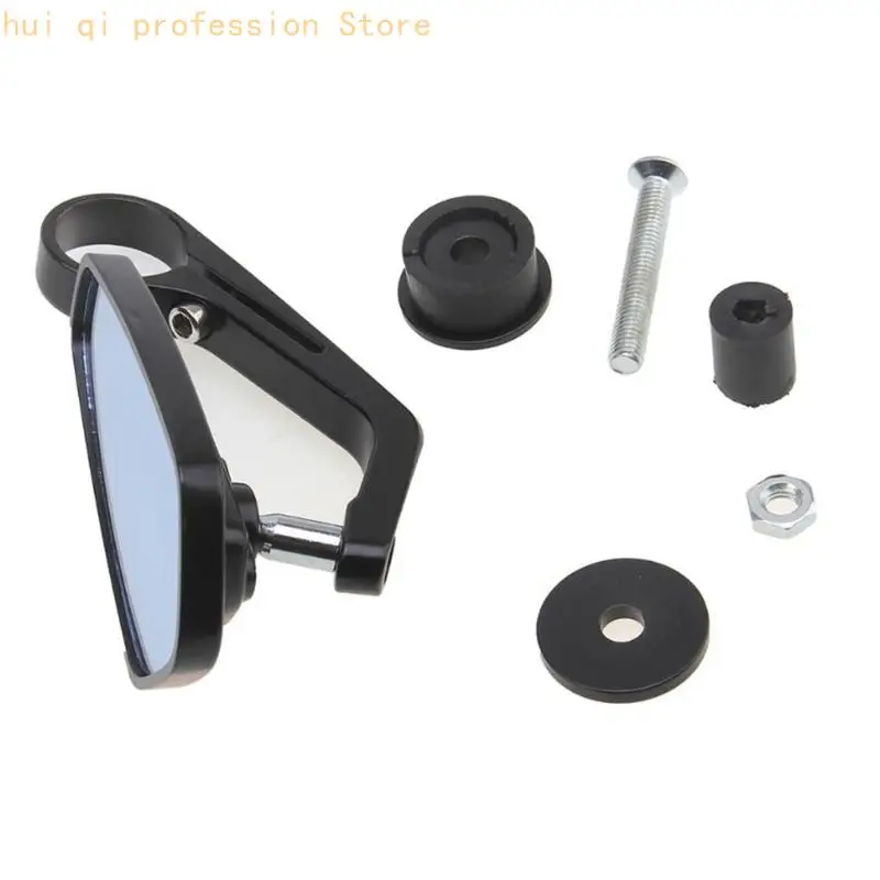 Kundenspezifisches Motorradspiegelpaar für 22 mm 7/8 Zoll-Lenker, Aluminium-Seitenspiegel mit verstellbaren gebogenen Armen und – Detail 8