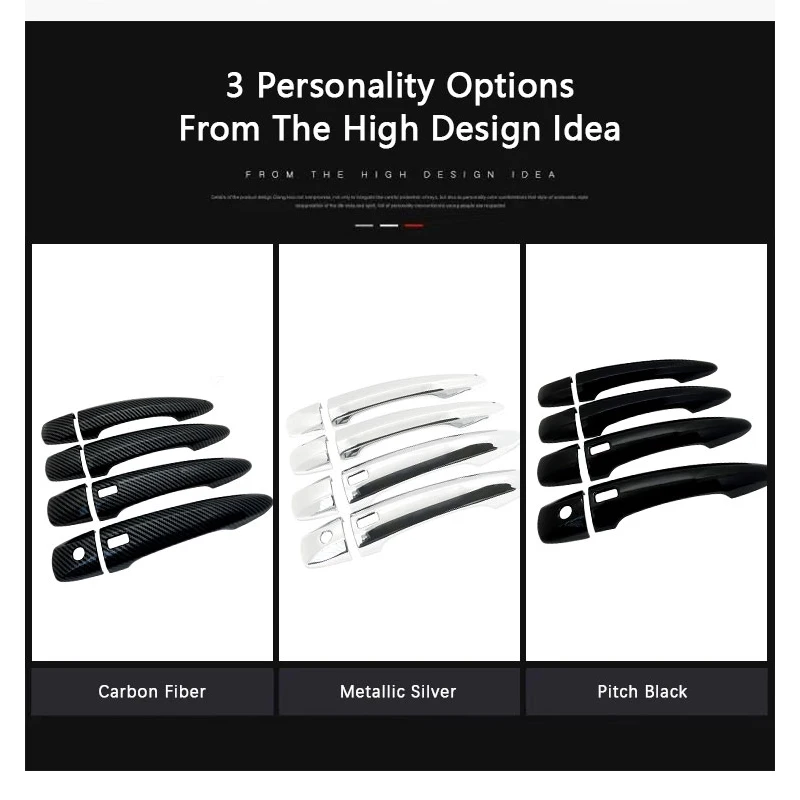 Car Door Handle Cover Trim For Renault Clio 3 III Lutecia Euro Clio 2005~2012 Chromium Styling Set Exterior Part Car Accessories