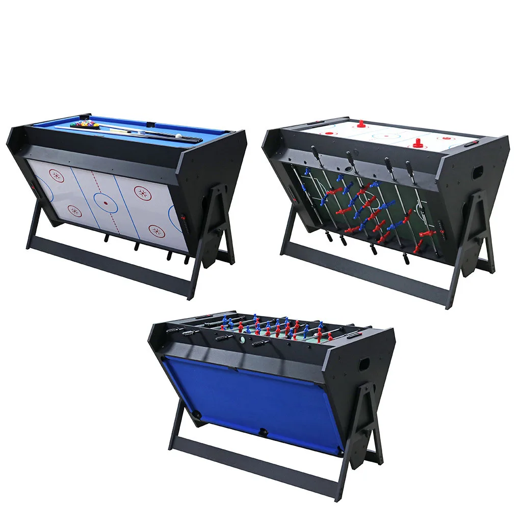 billiards table, football table Three in one multifunctional game table, hockey table