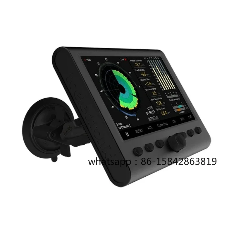 Professional Stereo Audio Spectrum Monitoring Analyzer Dual Channel Audio Frequency Spectrum Display Device