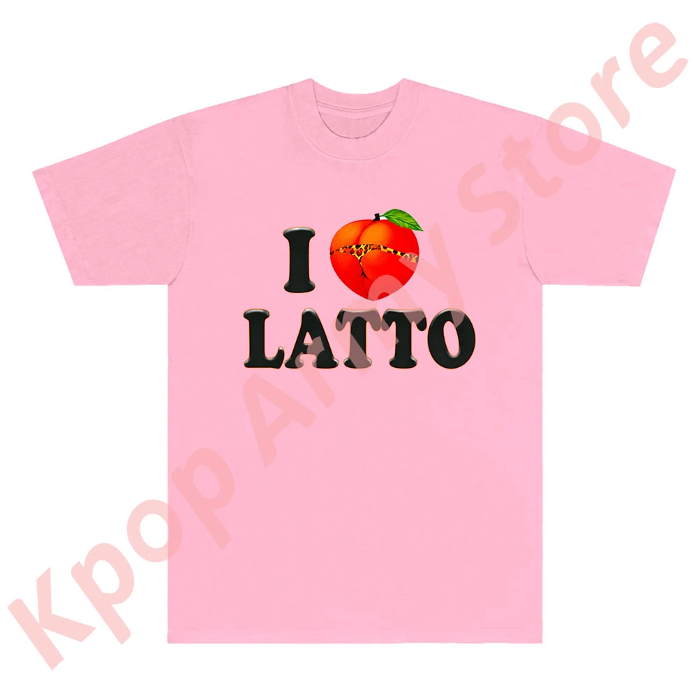 I Love Latto Tee Sugar Honey Iced Tea Tour Merch T-Shirts Cosplay Women Men Fashion HipHop Short Sleeve