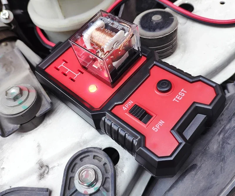 مجموعة أدوات اختبار مرحل السيارة متعددة الأغراض 12 فولت - جهاز تشخيص الدائرة الإلكترونية