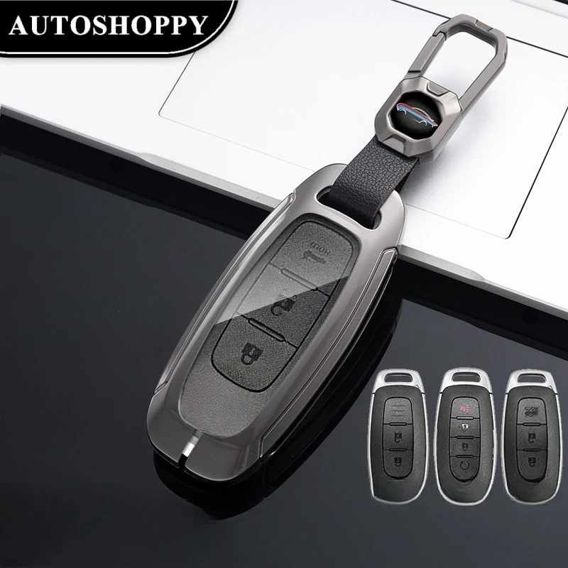 

For Nissan X-trail T33 Qashqai J12 Teana 2022 2023 Alloy Car Key Case Cover Fob Remote Protect Shell Skin Holder Accessories