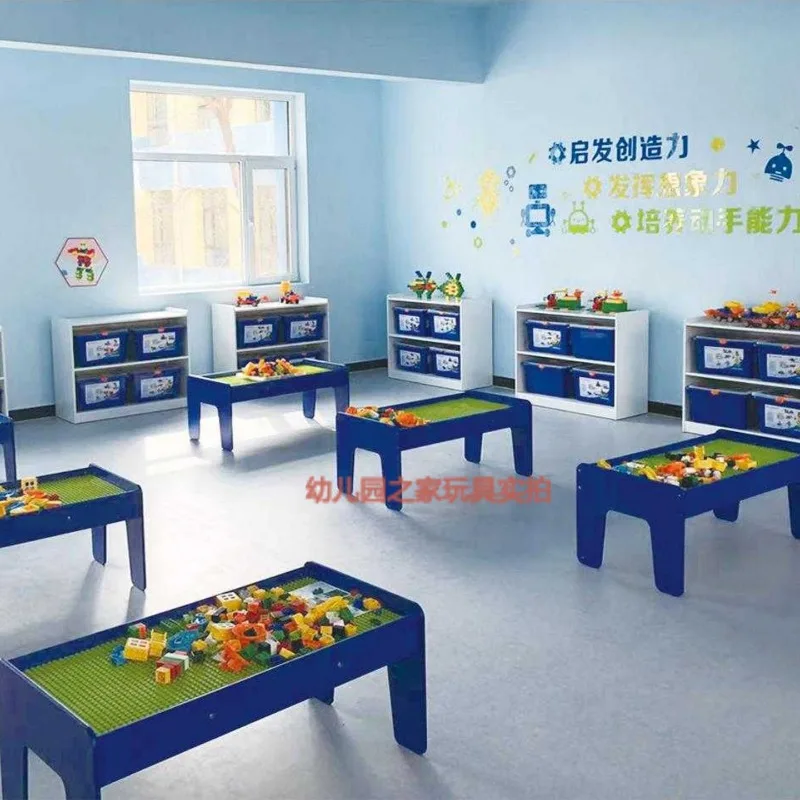 Robot classroom set teaching toys with training courses Children's construction and assembly teaching toys