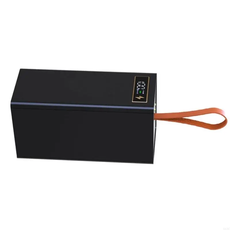 حافظة بطارية 18650 قابلة للفصل HX5C حافظة طاقة ذاتية الصنع مزودة بشاشة عرض رقمية USB QC3.0 PD