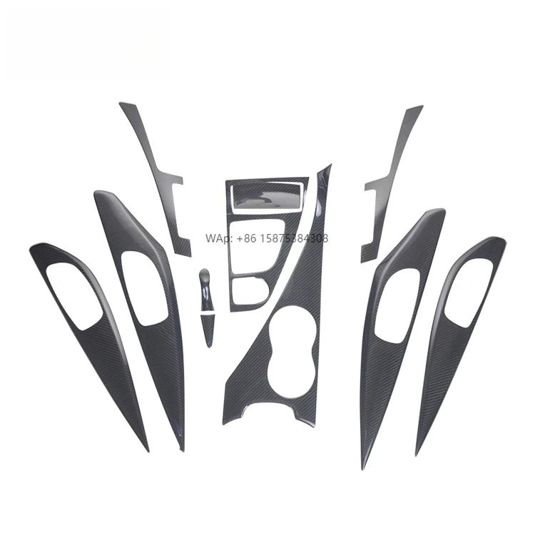 

Real Dry Carbon 11 Pcs Full Set Interior Trims for Infiniti Q50 Q50S 2015up Interior Trim Car Accessories