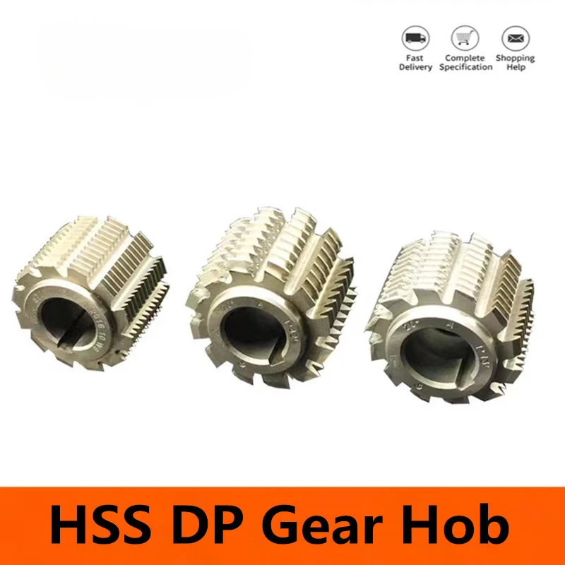 DP6 DP8 DP9 DP10 DP11 DP12 DP14 DP16 DP18 DP20 DP22 DP24 Pressure Angle PA14.5 PA20 Degrees HSS M2 Gear Hob Gear Cutting Tools