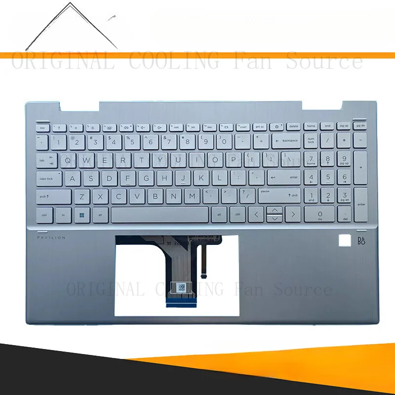 R+  NEW Genuine FOR HP 15-ER 15-ER0051NR Palmrest Backlit Keyboard M45130-001 M45127-001