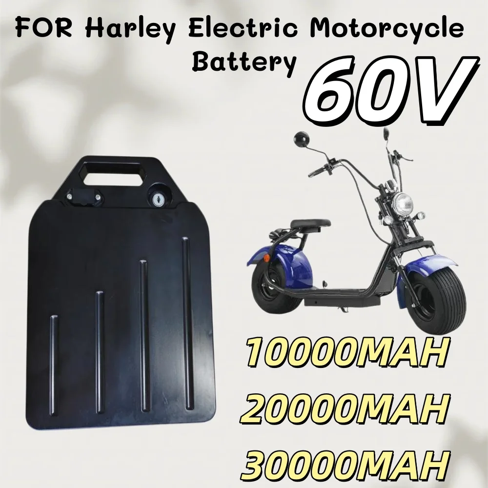 

Литий-ионный аккумулятор 60В 10/20/30Ач для электромотоцикла, 2000Вт, для двухколесного складного электроскутера Citycoco Harley