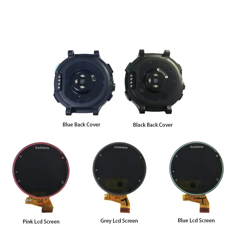 

(Optional) Parts For Garmin Forerunner 735XT LCD Screen / Back Cover Without Battery Part Repairment And Replacement