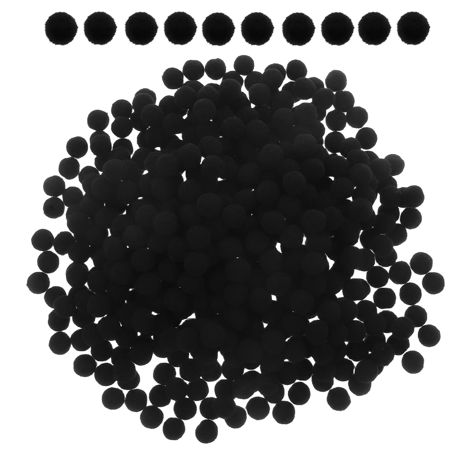

500pcs Soft And Fluffy Pom Poms For Crafts Craft Balls For Diy Home Decor Christmas Projects Removable Knitting Accessories