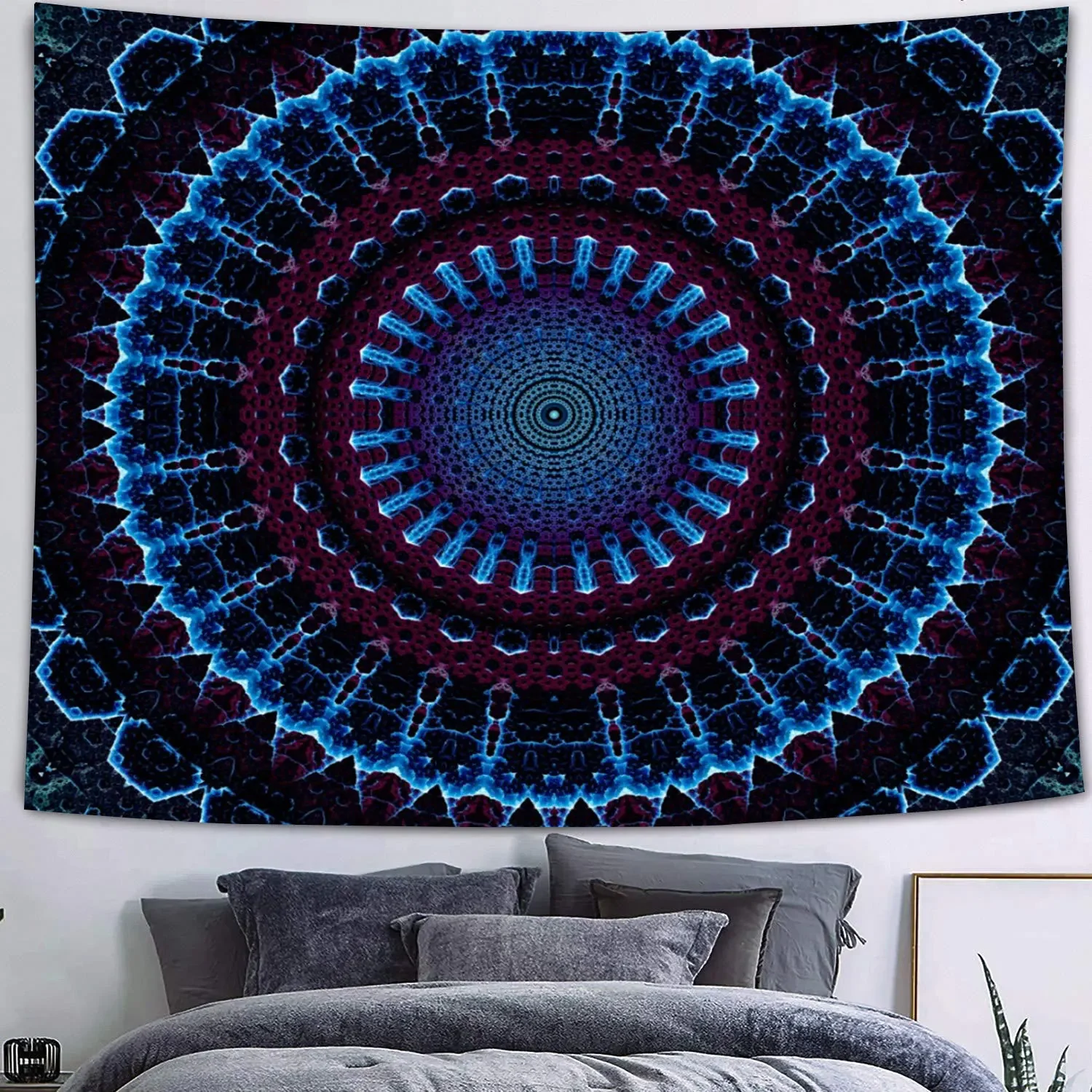 Wall Hanging Tapestries Indian Mandala Tapestry Retro Boho Floral Beach Mat Travel Towel Blanket Yoga Mats Home Carpet