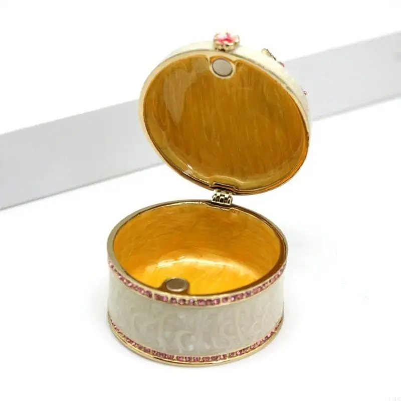 

Butterfly and Flower Jewelry Storage Box Multifunctional for Earrings Bracelets Necklaces Accessories Holder