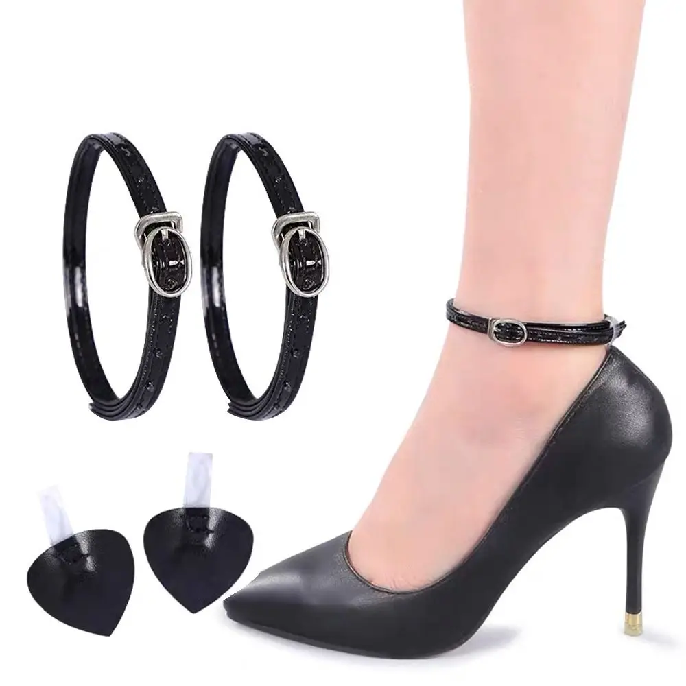 Fashion Anti-skid Ankle Shoe Belt Bundle Laces Metal Tip Adjustable Shoe Belt Tie Straps Band Shoelaces Women