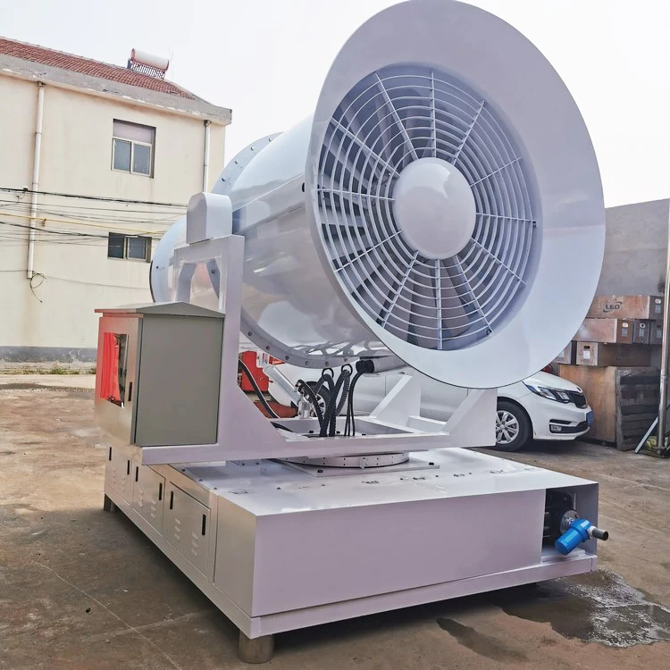Mobile Fog Cannon 100m Diesel Engine Dust Boom Sprayer Water Mist Cannon for Dust Control With CE