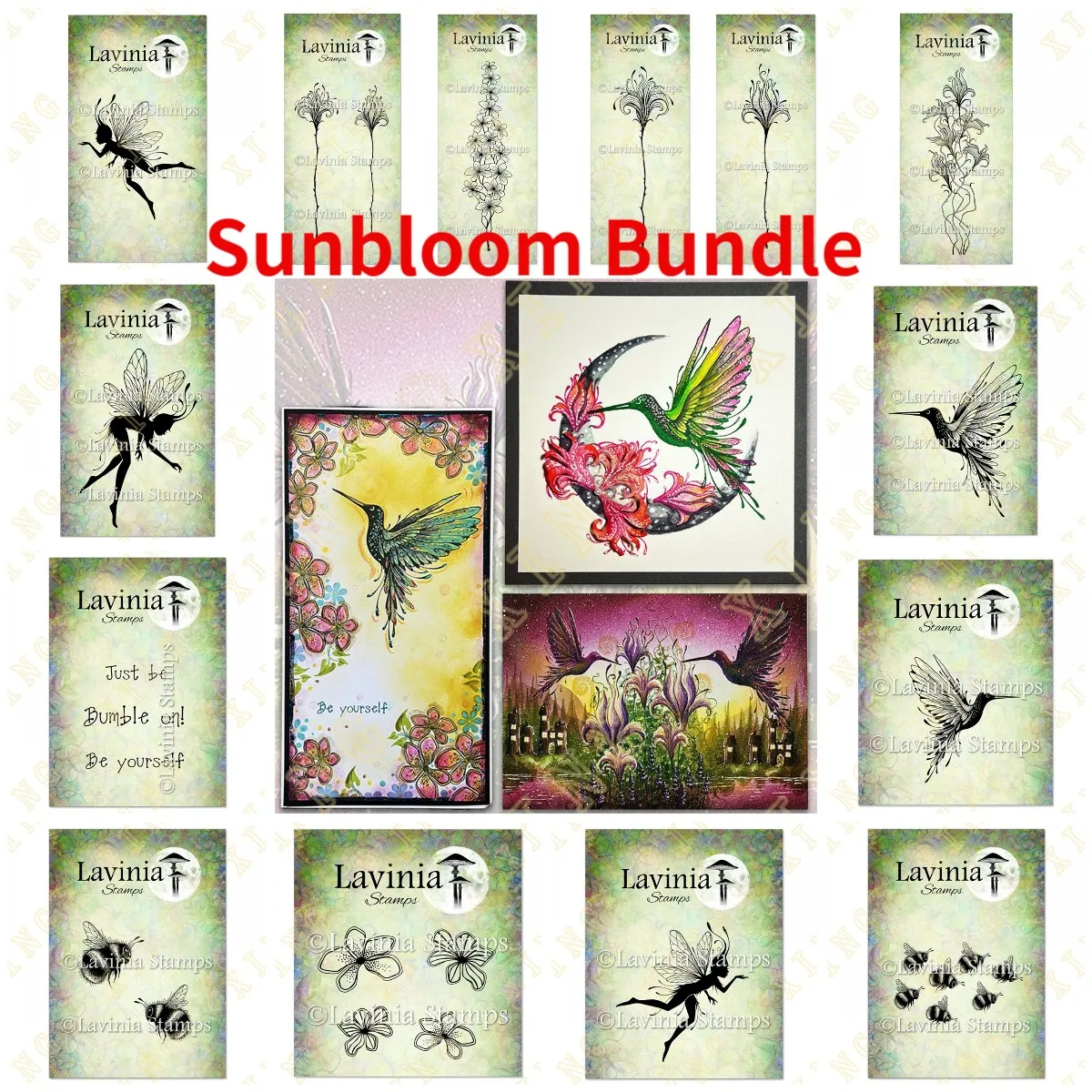 New Arrival Sunbloom Bundle Twilight Lily Clear Stamps Diy Scrapbook Diary Decoration Embossed Paper Card Album Craft Template