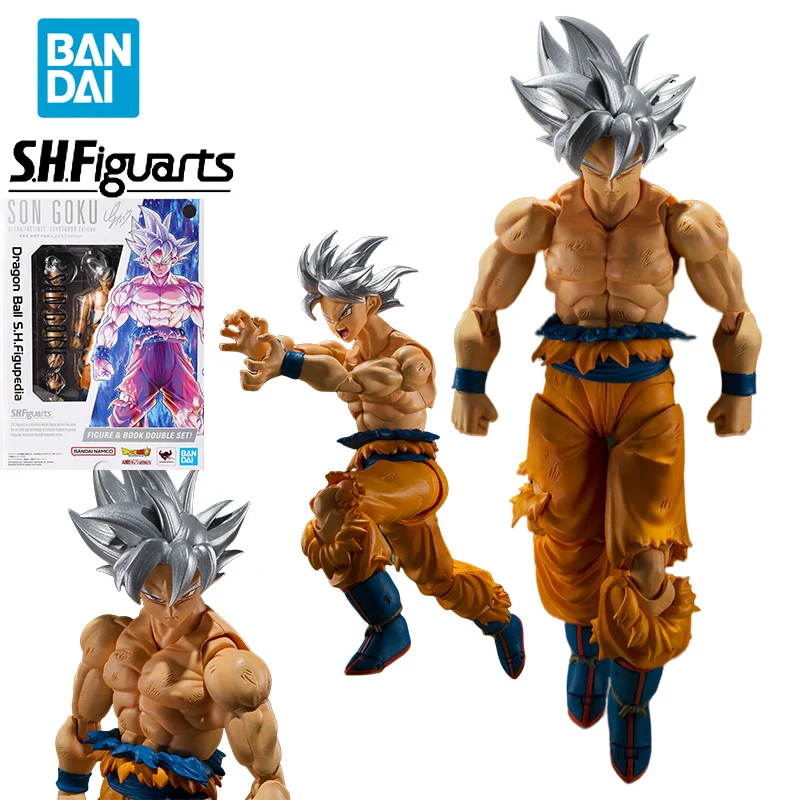 

Оригинальный Bandai S.H.Figuarts SHF Dragon Ball Z Son Goku Ultra Instinct Toyotaro Edition, коллекционные сувенирные игрушки, модель