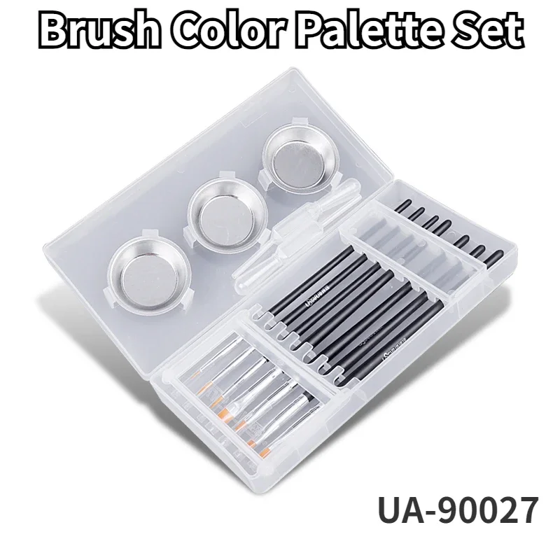 Ustar UA-90027 Pinsel Farbpalette Set Montage Modell Beschichtung Werkzeug Combo für Militär Modellbau Werkzeuge Hobby DIY Zubehör