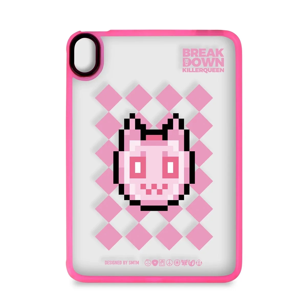 Suitable for Apple tablet iPad protective cover acrylic, cute pixel-style protective case, two-dimensional JOJO's wonderful adve