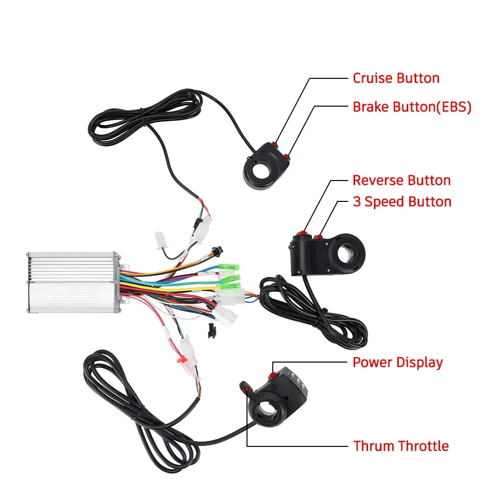 Electric Wheelbarrow Cart 14.5 inch 24V 36V 48V 350W 500W Electric Gear Hub Motor Kit High Torque Brushless Wheel with Off Road