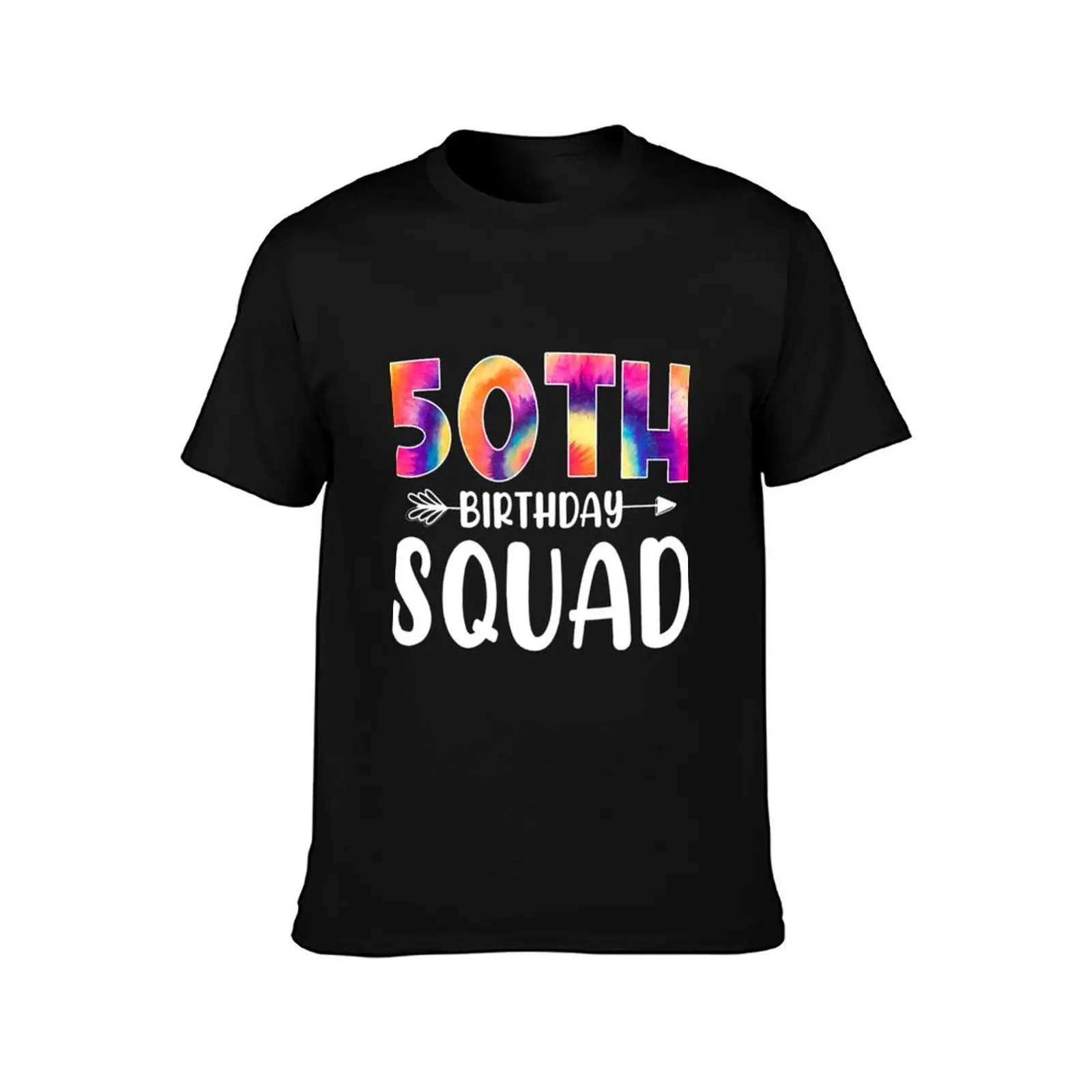 Funny 50th Birthday Squad Tie Dye 50 Years Old Born 1993 \t \t T-Shirt funny t shirts cotton T-Shirt