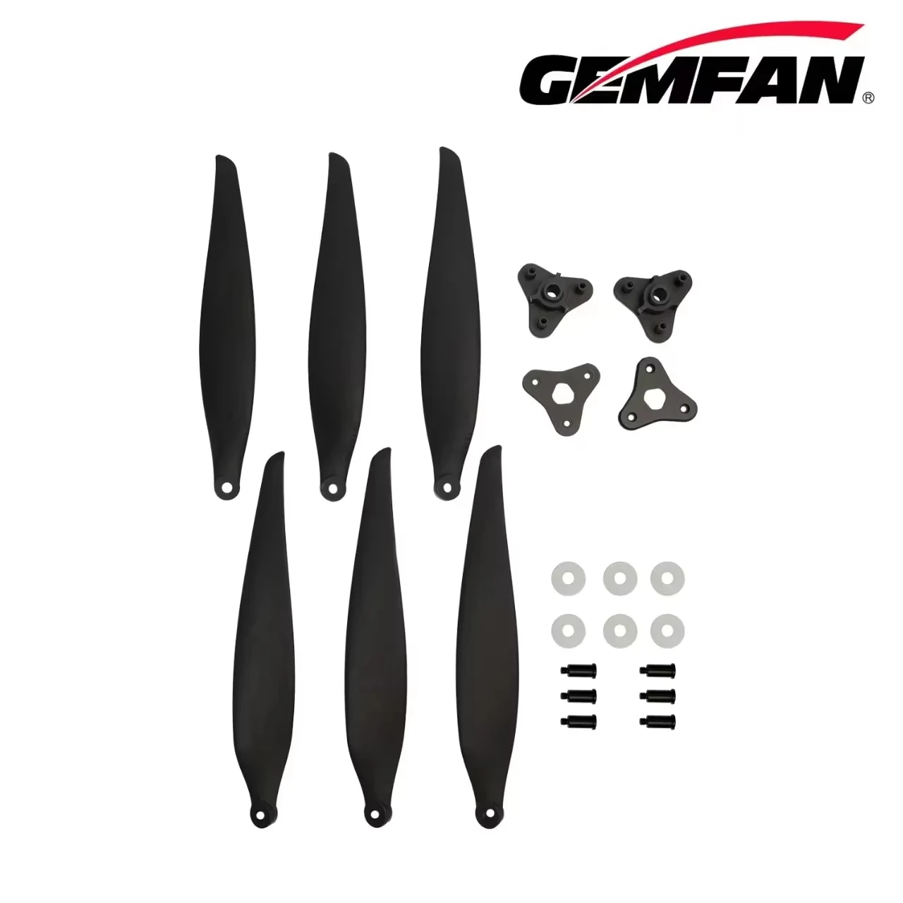 Gemfan F1051 Folding Propeller 2/3 Blade High Efficiency GF Nylon Props 6S Long Range Cinematic Drone Propellers 1Pair(CW+CCW)