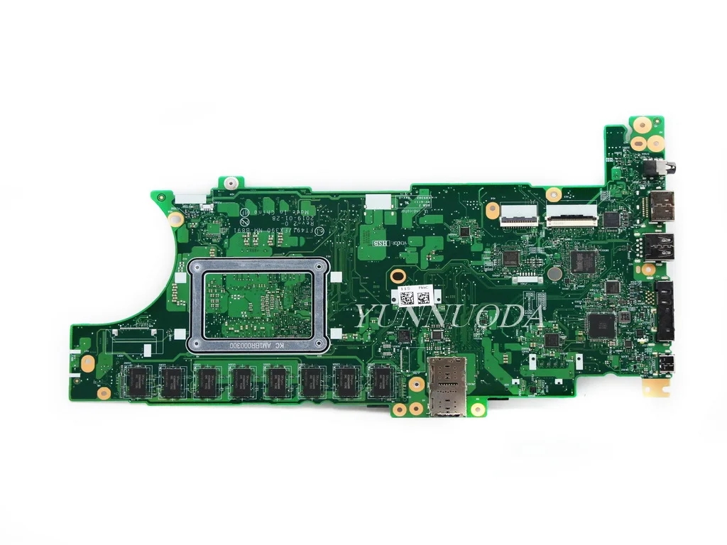 NM-B891 For Lenovo ThinkPad X390 T490S Laptop Motherboard with i5 i7 8th Gen CPU 8G 16G RAM 100% Tested