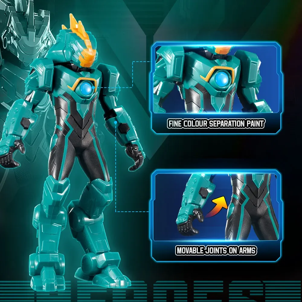 1pc Heroes Dinoster Dinoster Figura Lucio/Delby/OZ/Jay Min con braccioli mobili Anime Action Figure Giocattoli per bambini Regalo